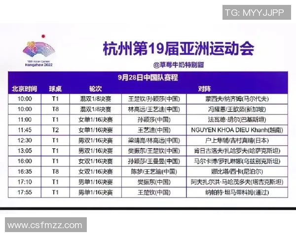 亚运会特别报道：杭州乒乓球队如何书写辉煌突破的传奇历程